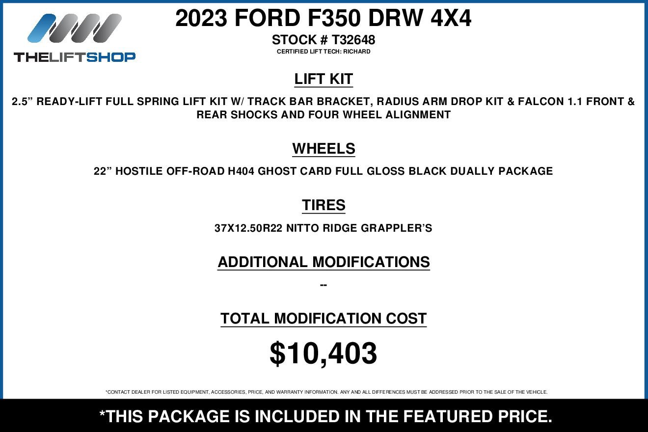 Used 2023 Ford F350 Lariat w/ FX4 Off-Road Package AWD/4WD image 2