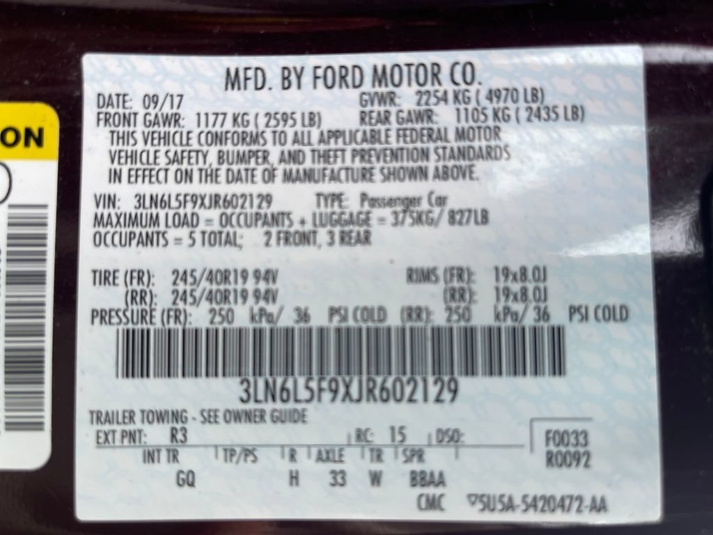 Used 2018 Lincoln MKZ Reserve AWD/4WD image 33