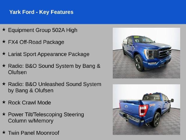 Certified 2022 Ford F150 Lariat w/ Equipment Group 502A High AWD/4WD image 2