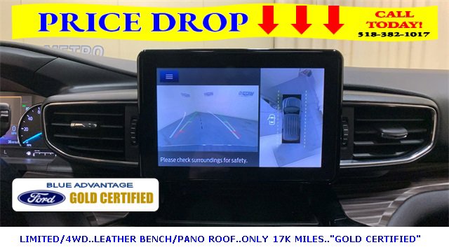 Certified 2022 Ford Explorer Limited w/ Equipment Group 301A image 47