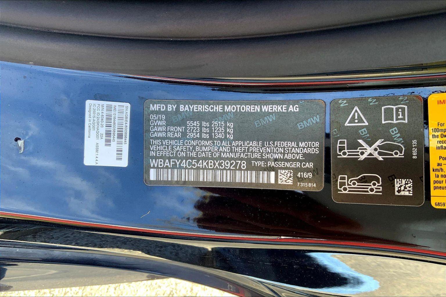 Used 2019 BMW M850i xDrive Convertible image 27