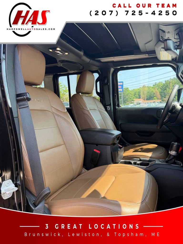 Used 2023 Jeep Wrangler Unlimited Sahara w/ Cold Weather Group AWD/4WD image 14