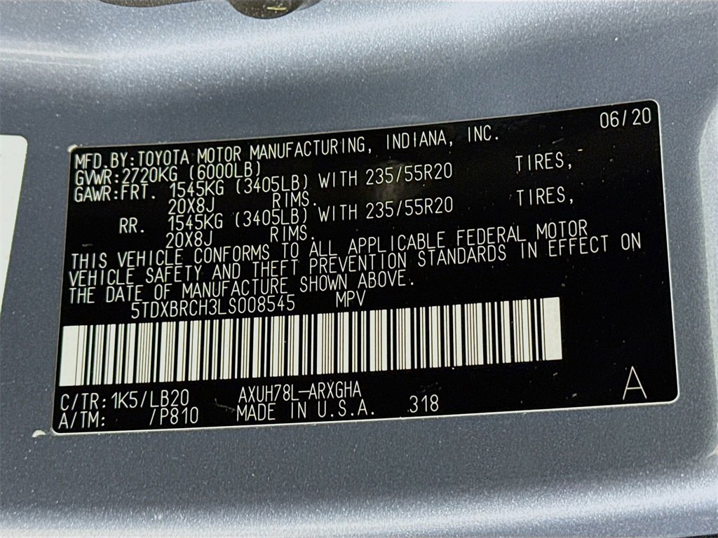 Used 2020 Toyota Highlander Limited image 35