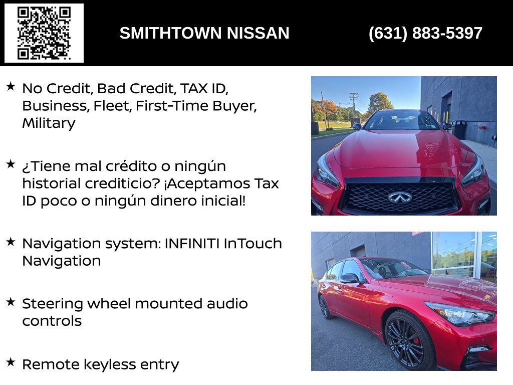 Used 2023 INFINITI Q50 Red Sport 400 AWD/4WD image 6