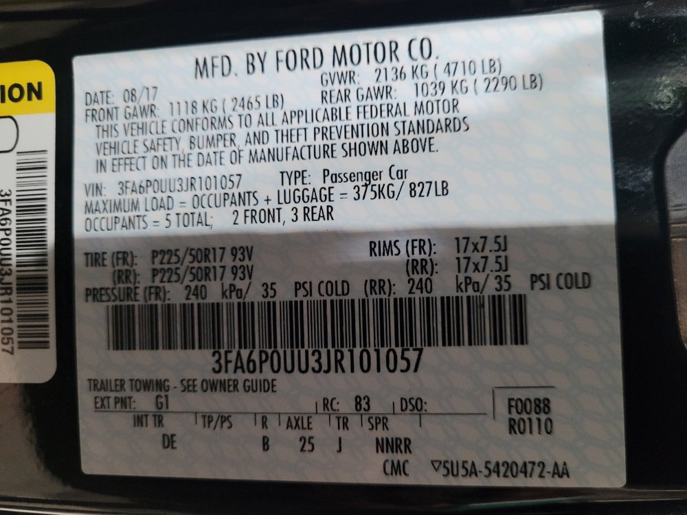 Used 2018 Ford Fusion S image 33