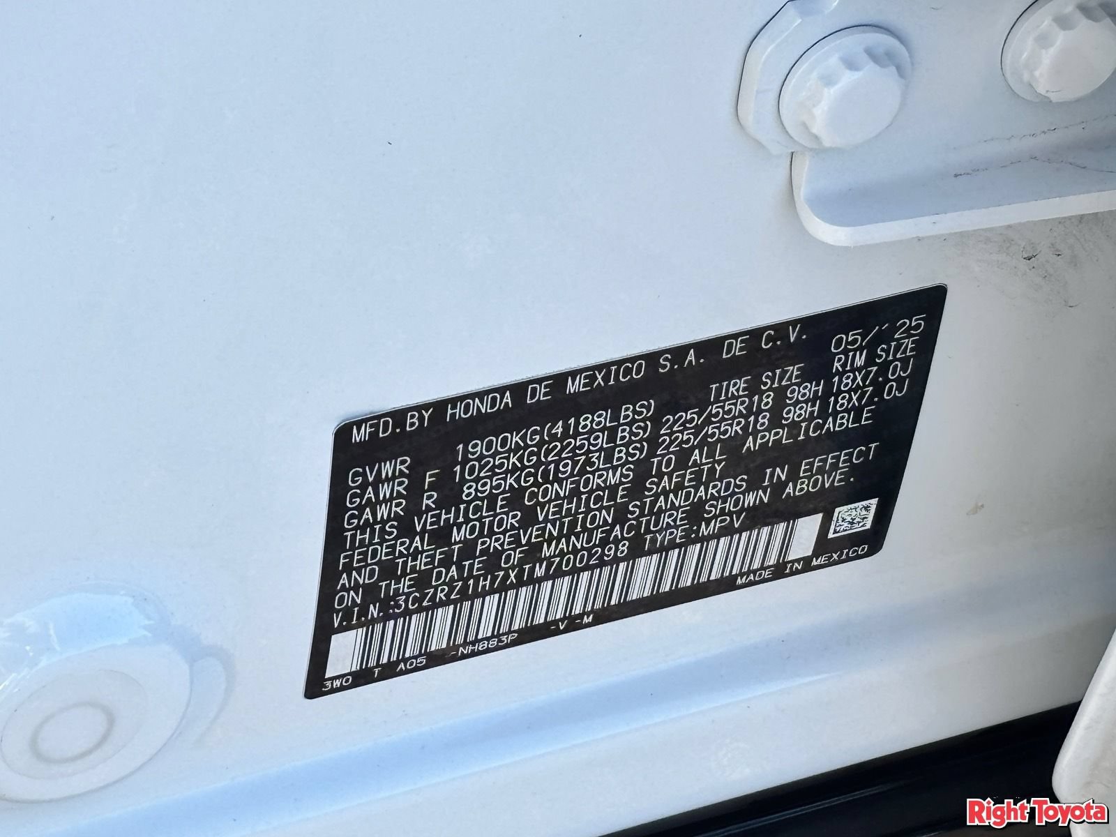 Used 2026 Honda HR-V EX-L image 33