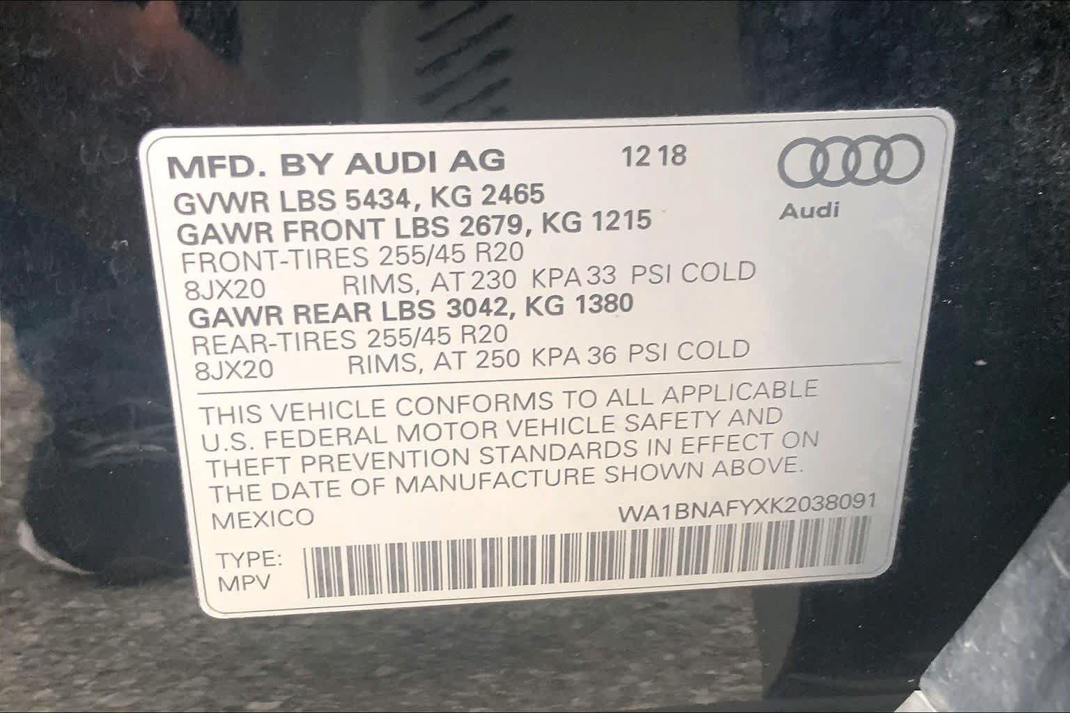 Used 2019 Audi Q5 2.0T Premium Plus w/ Premium Plus Package AWD/4WD image 35