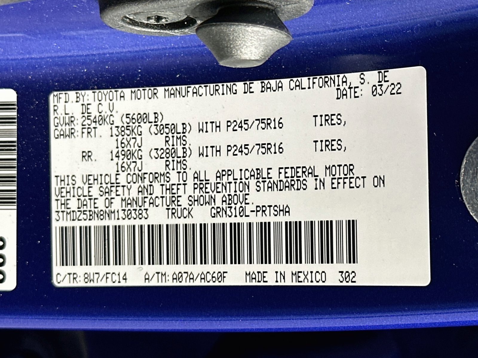 Certified 2022 Toyota Tacoma SR5 AWD/4WD image 29