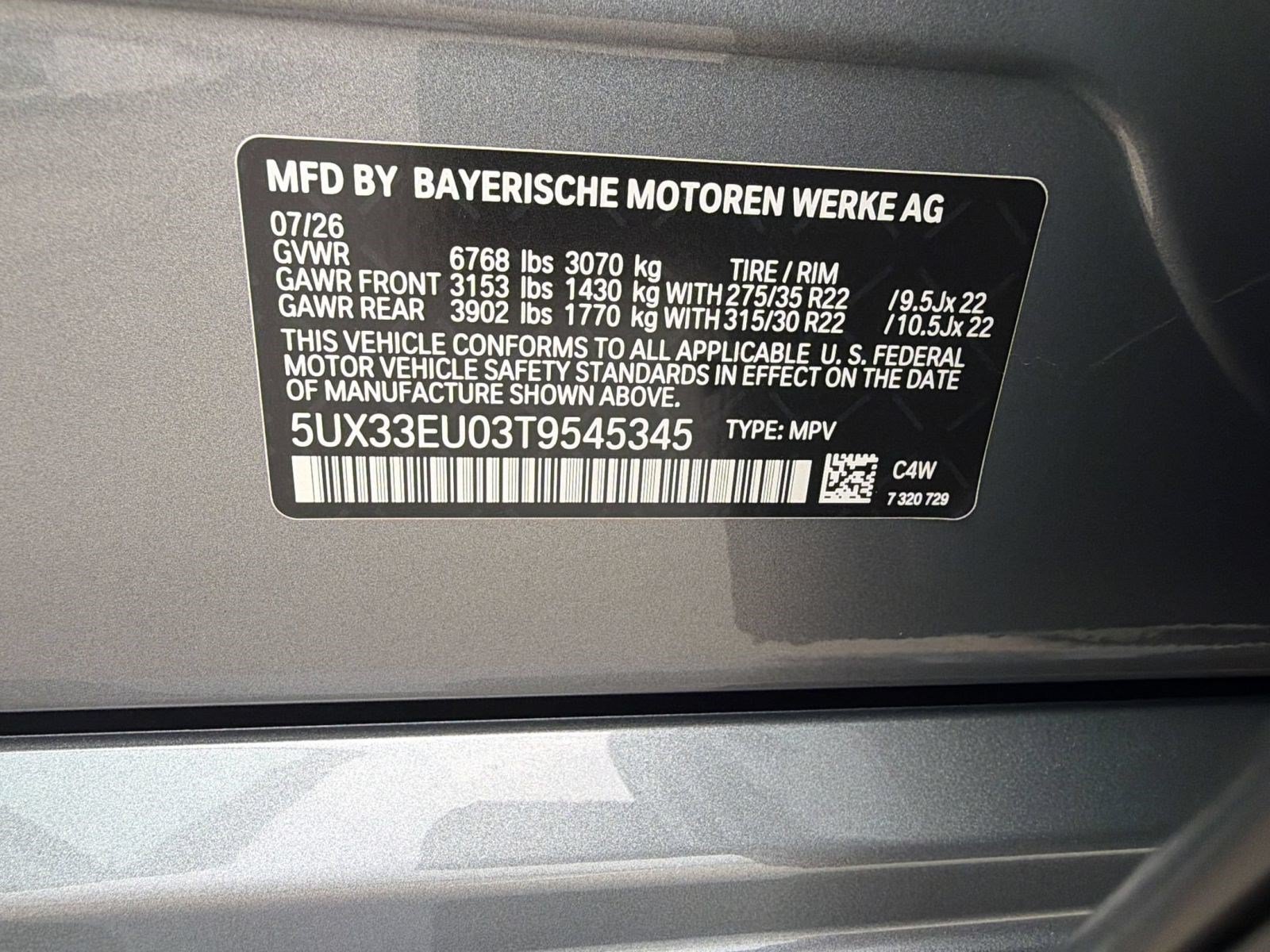 New 2026 BMW X5 M60i AWD/4WD image 24
