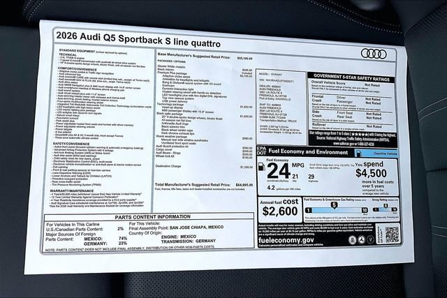 New 2026 Audi Q5 Premium Plus AWD/4WD image 14