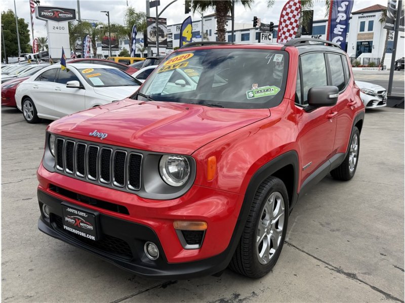 Used 2020 Jeep Renegade Limited w/ UConnect 8.4 Nav Group FWD image 62