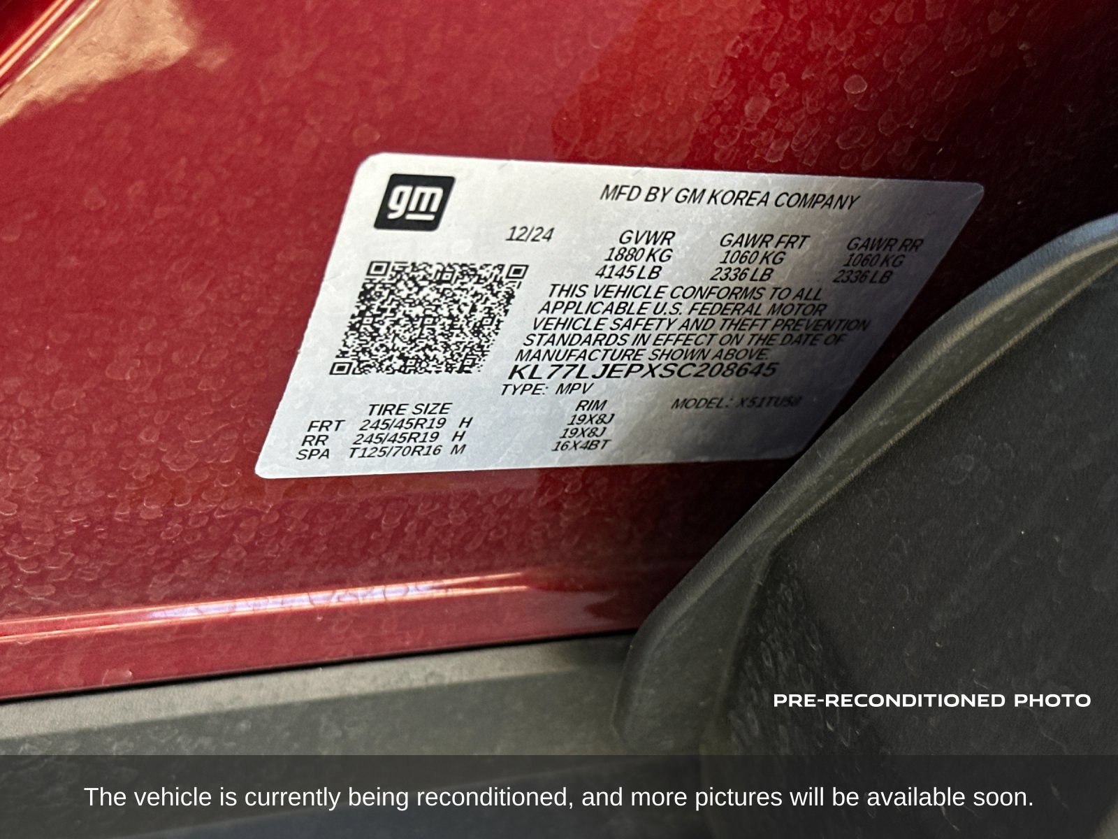 Used 2025 Chevrolet Trax RS w/ Sunroof Package FWD image 21