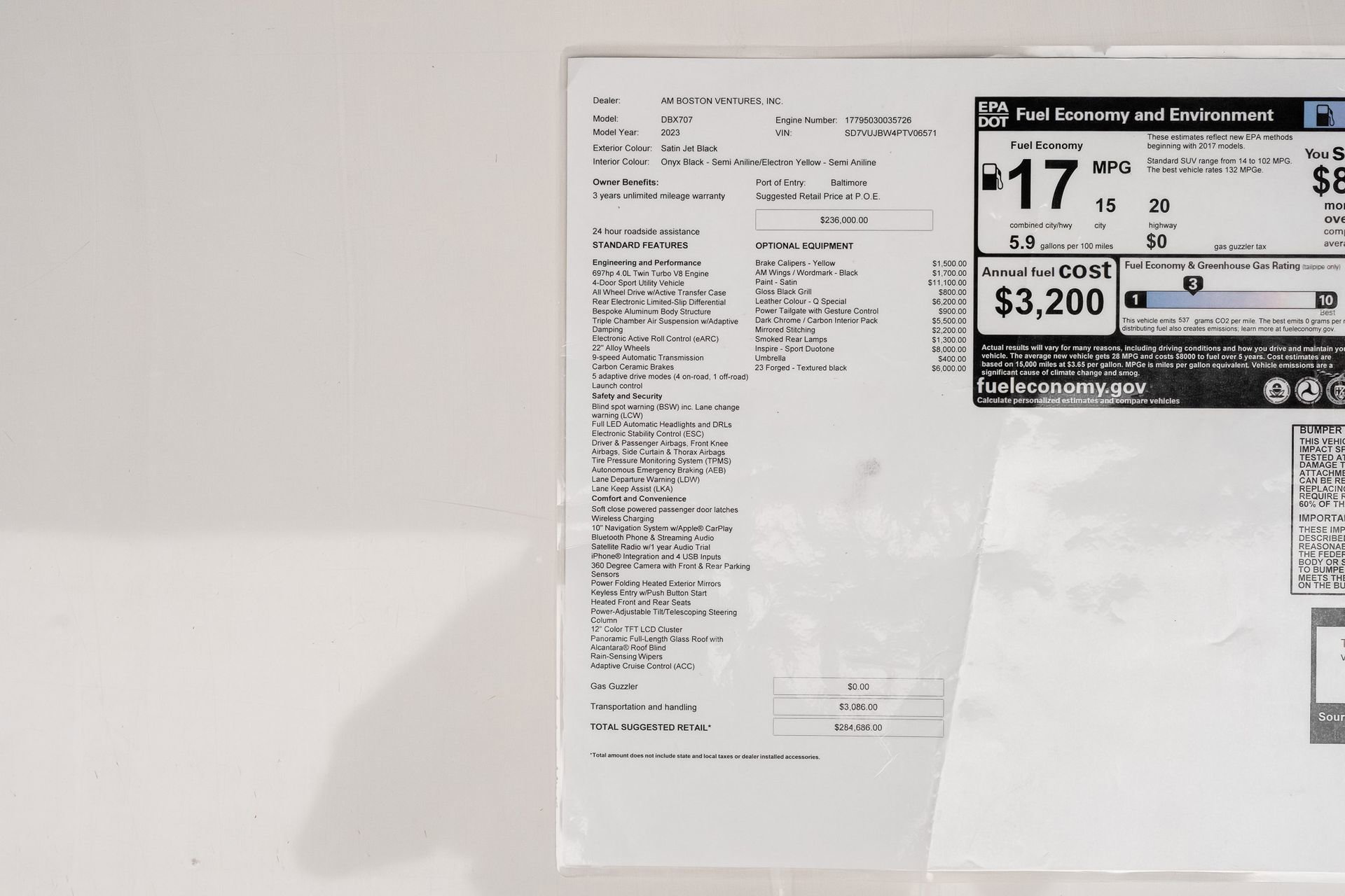 Used 2023 Aston Martin DBX 707 image 76