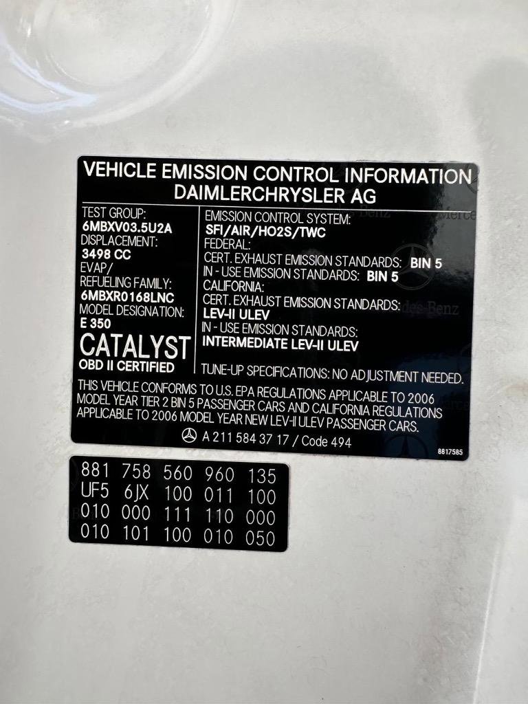 Used 2006 Mercedes-Benz E 350 Sedan image 38