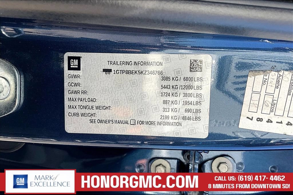 Used 2019 GMC Sierra 1500 SLE w/ SLE Value Package RWD image 20