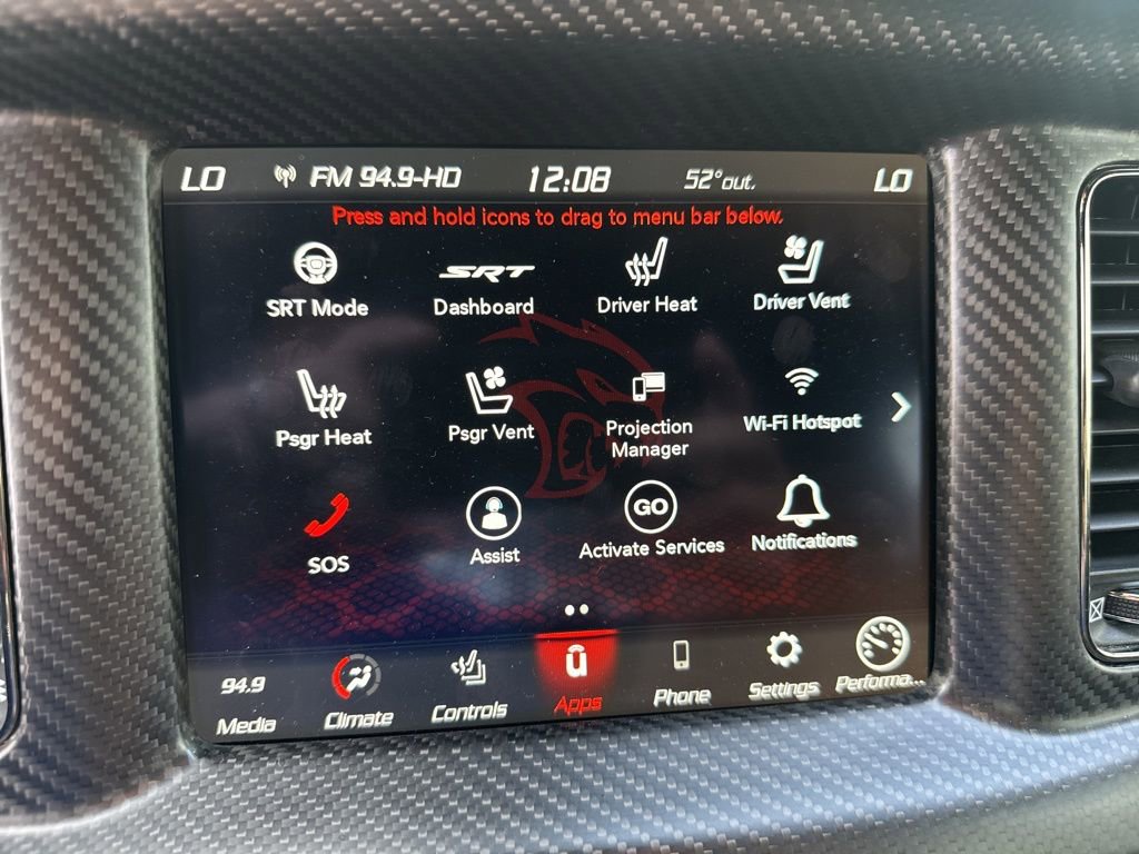 Used 2022 Dodge Charger SRT Hellcat w/ Carbon/Suede Interior Package image 24