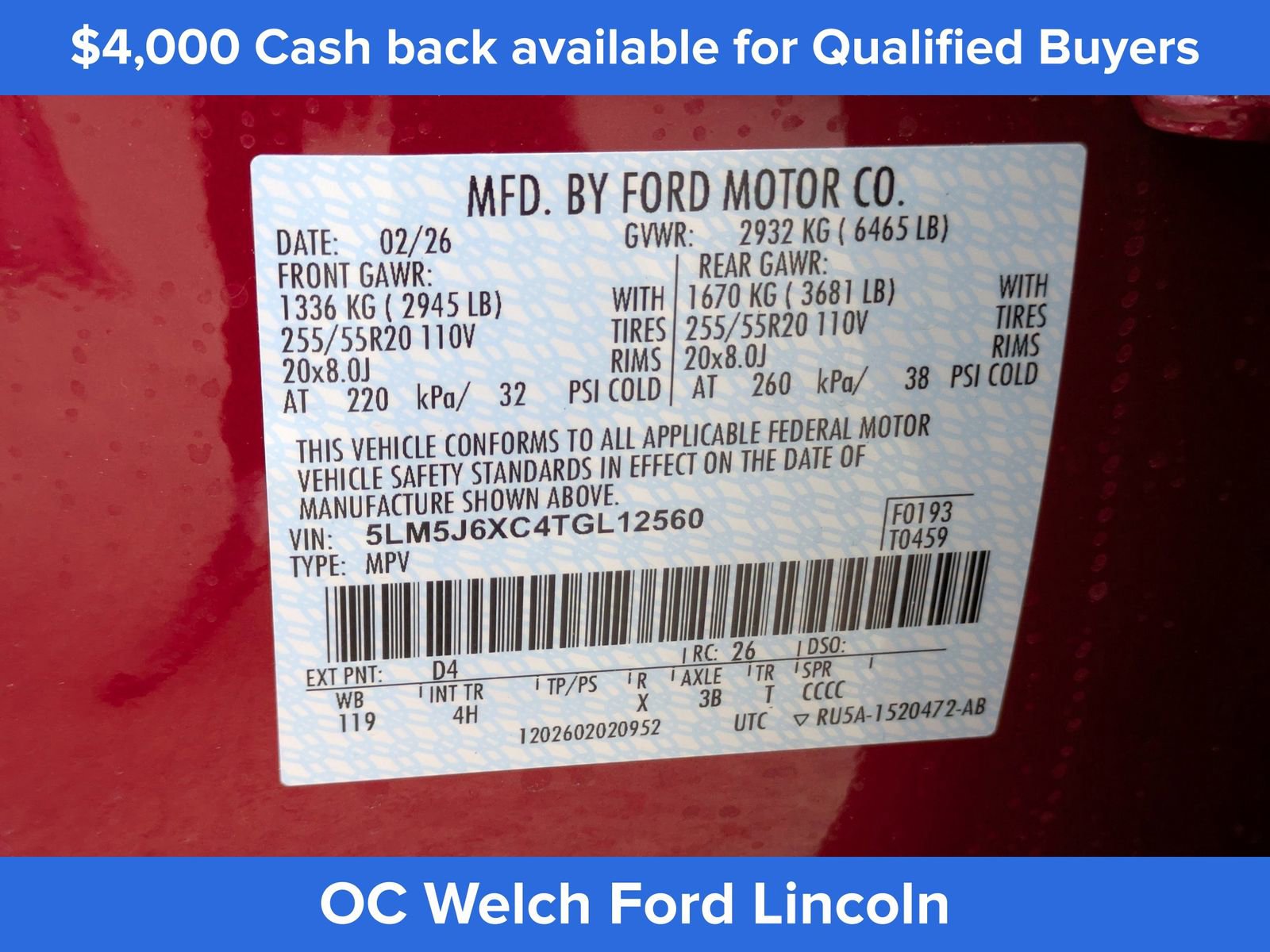 New 2026 Lincoln Aviator AWD image 15