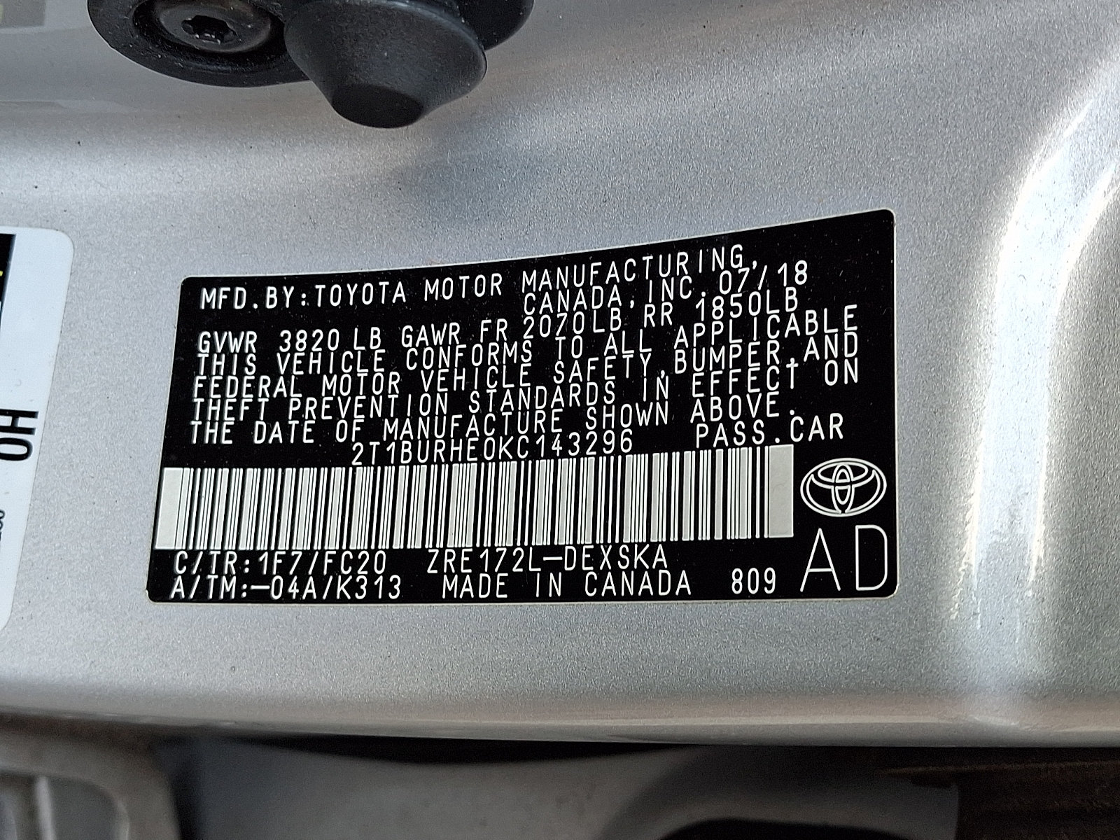 Used 2019 Toyota Corolla SE w/ SE Premium Package FWD image 27