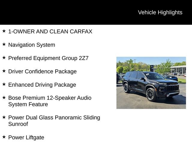 Used 2025 Chevrolet Traverse Z71 w/ Enhanced Driving Package AWD/4WD image 5