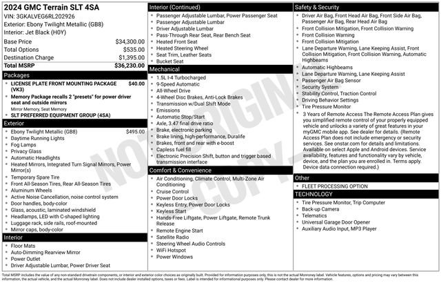 Used 2024 GMC Terrain SLT image 32