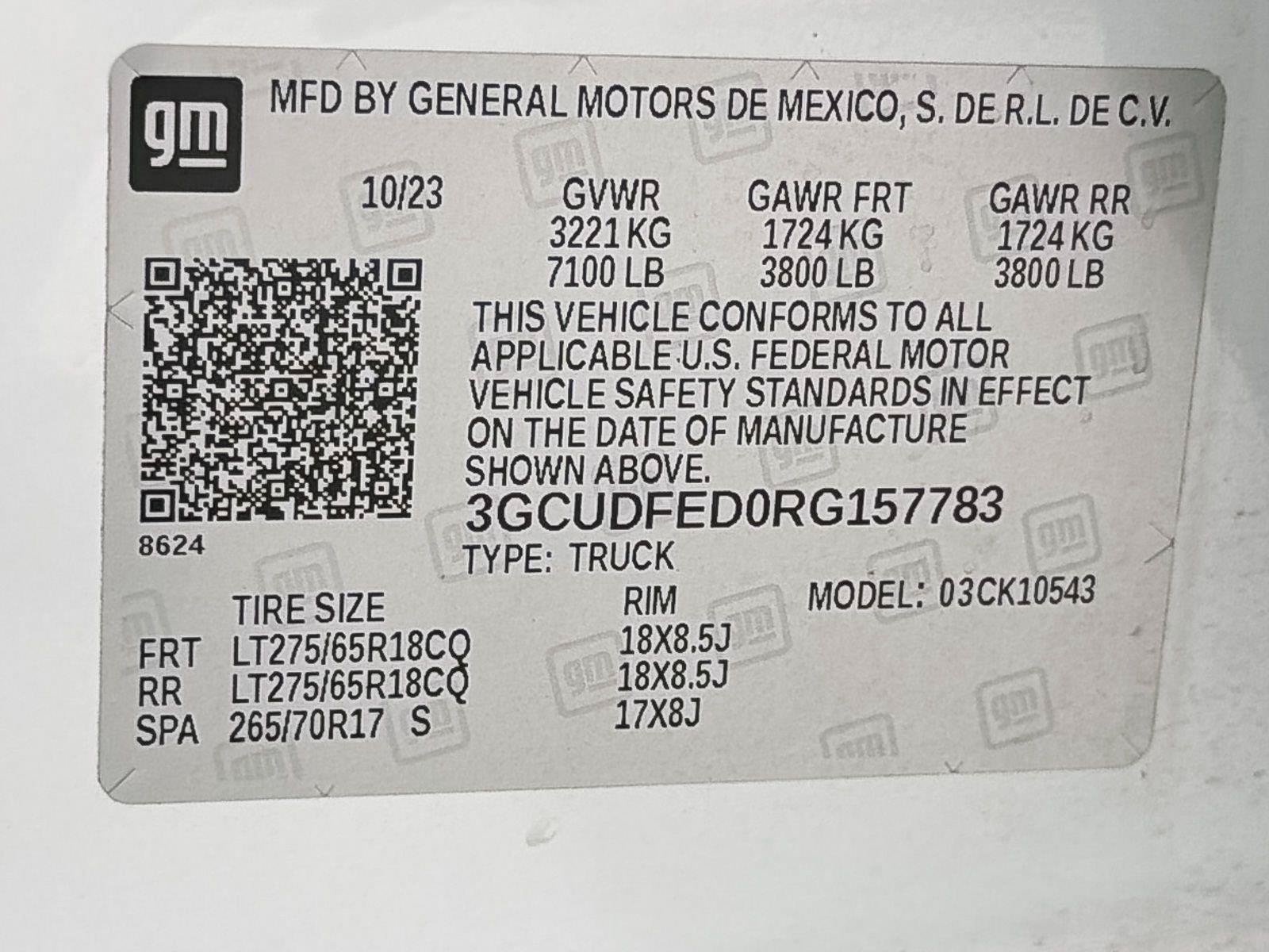 Used 2024 Chevrolet Silverado 1500 LT Trail Boss w/ Protection Package AWD/4WD image 29