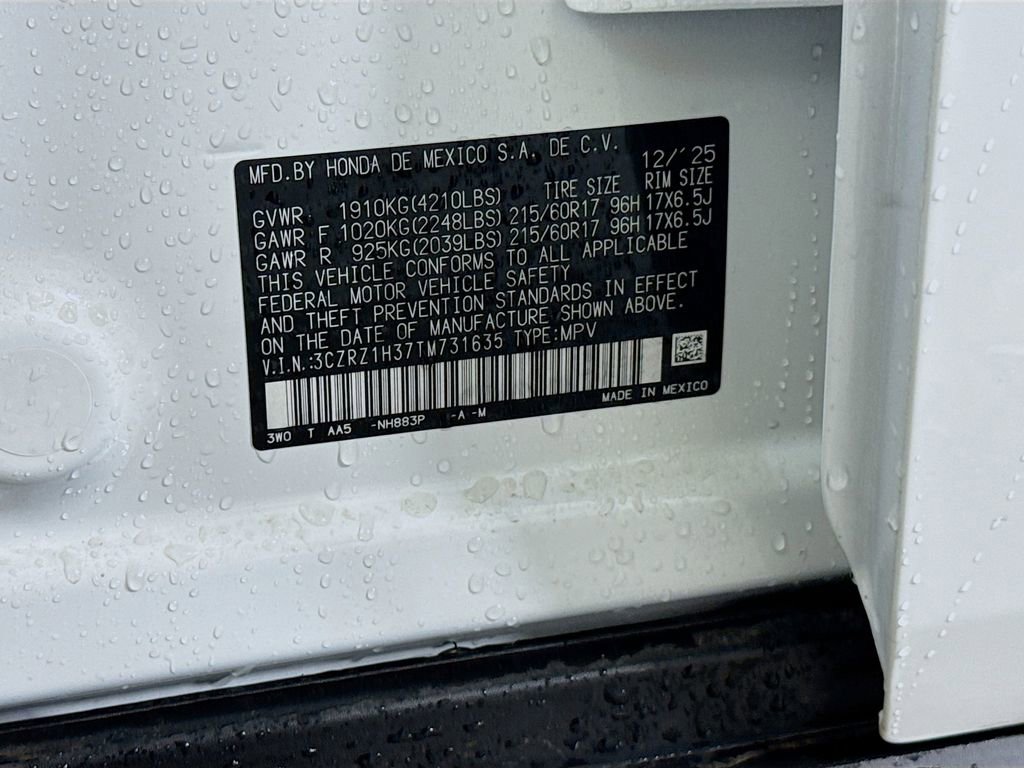 New 2026 Honda HR-V LX image 29