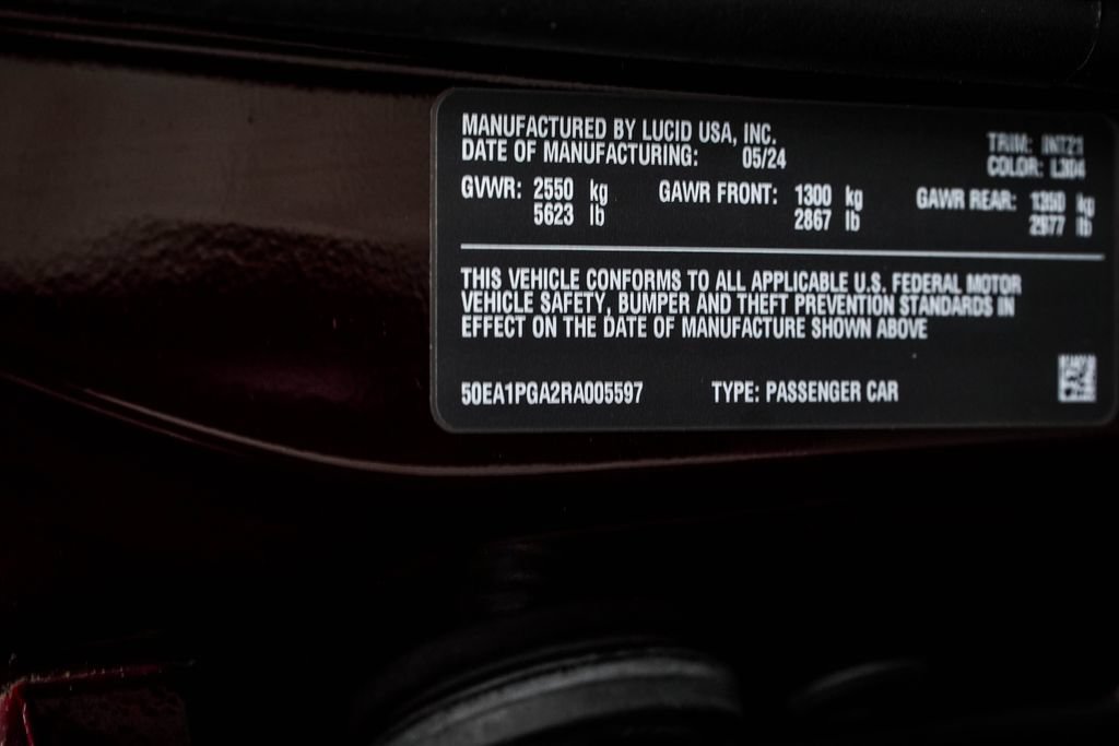 Used 2024 Lucid Air Pure RWD image 43