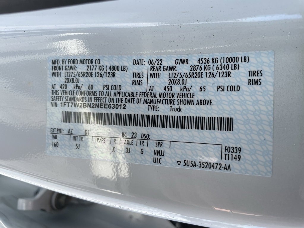 Used 2022 Ford F250 Lariat w/ Chrome Package image 44