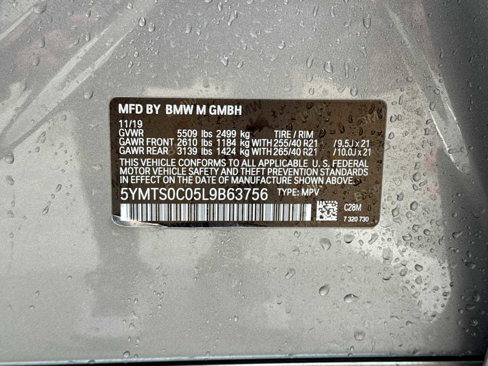 Used 2020 BMW X3 M w/ Executive Package image 31