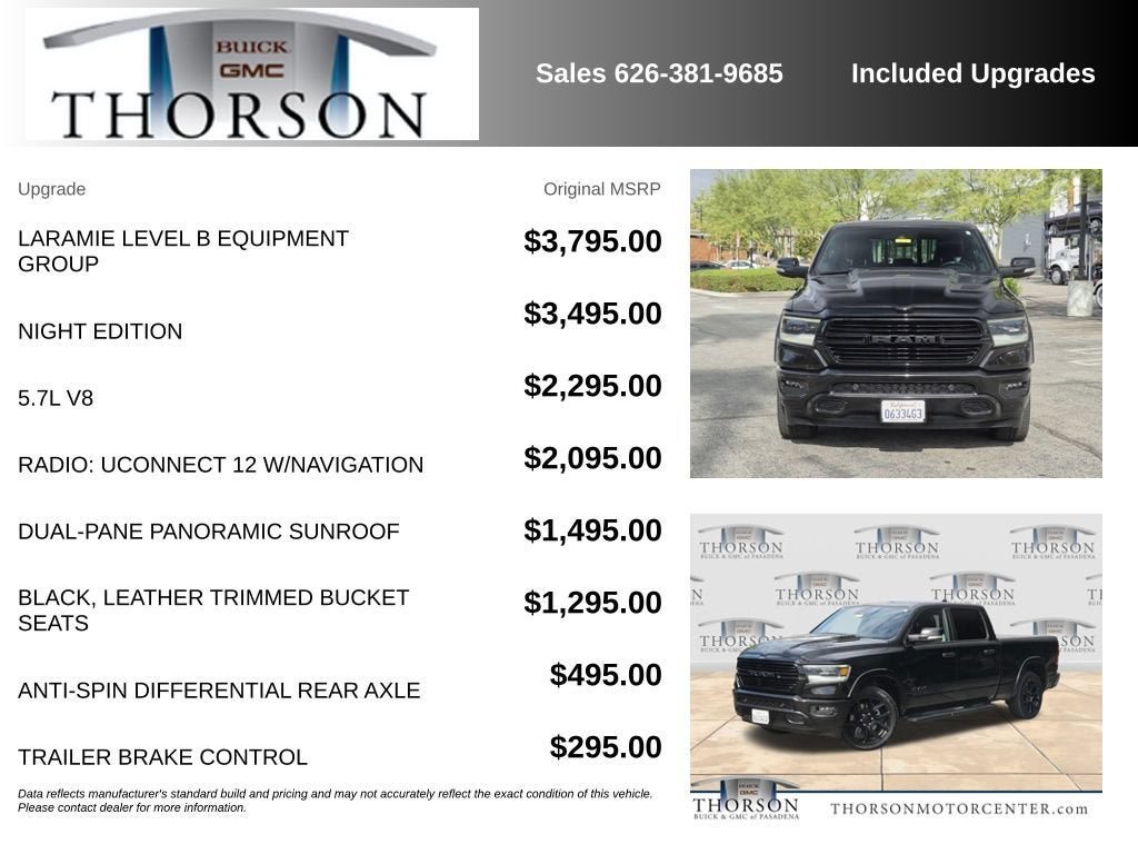 Used 2021 RAM 1500 Laramie AWD/4WD image 6