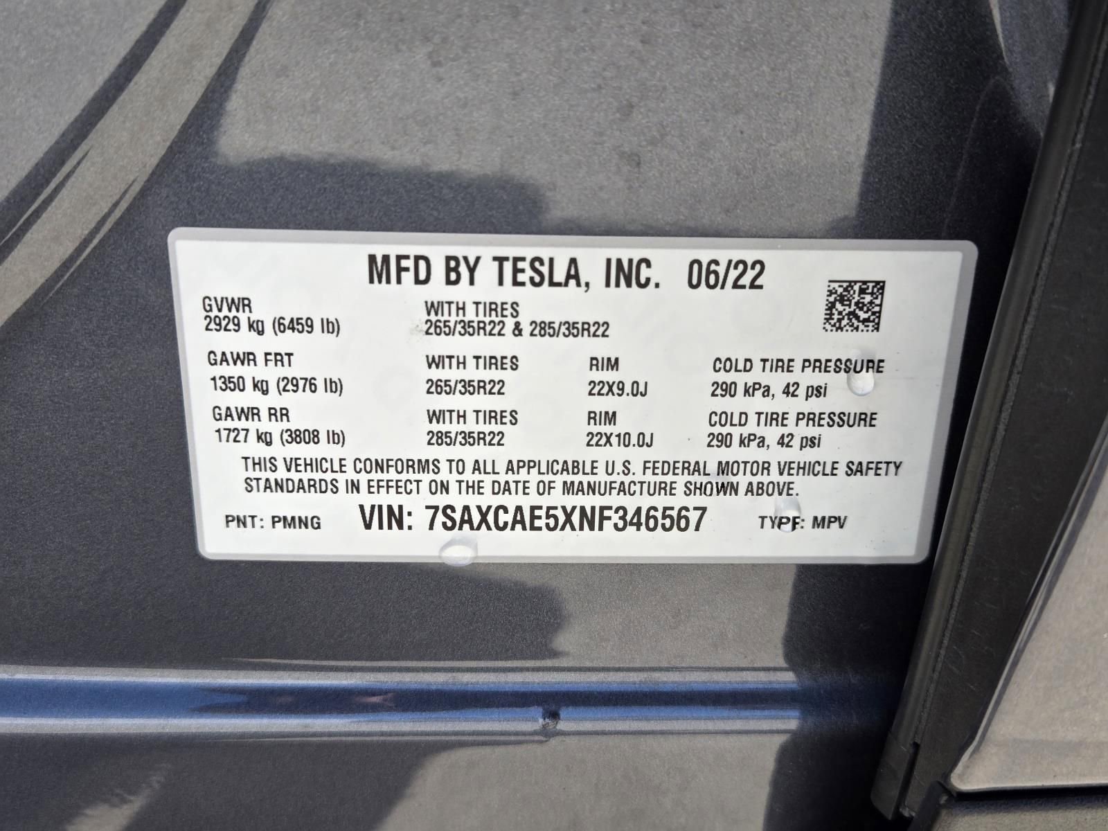 Used 2022 Tesla Model X AWD/4WD image 26