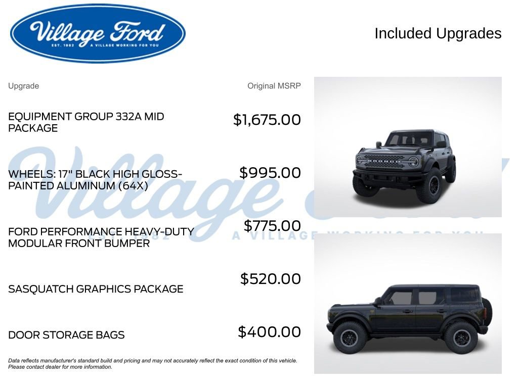 New 2025 Ford Bronco Badlands w/ Sasquatch Package AWD/4WD image 17