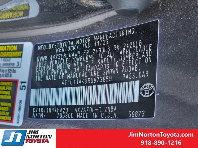 Used 2024 Toyota Camry LE FWD image 33