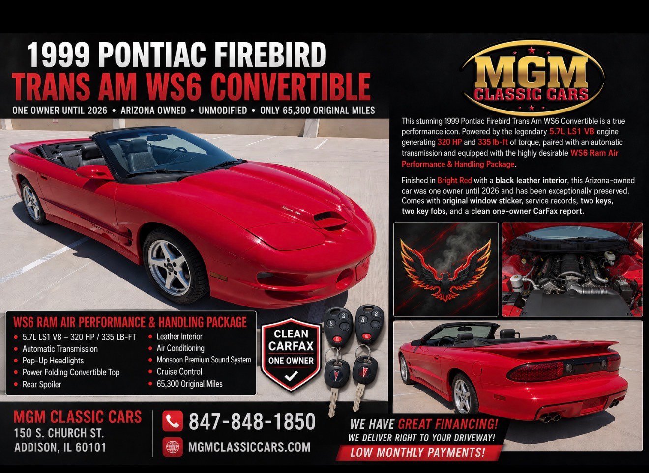 Used 1999 Pontiac Firebird Trans Am