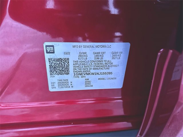 Certified 2022 Chevrolet Traverse High Country w/ LPO, Floor Liner Package image 35