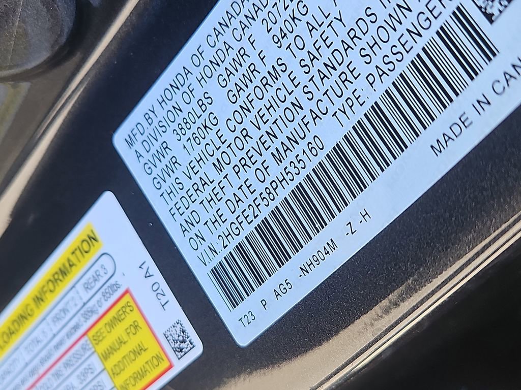 Certified 2023 Honda Civic Sport image 14