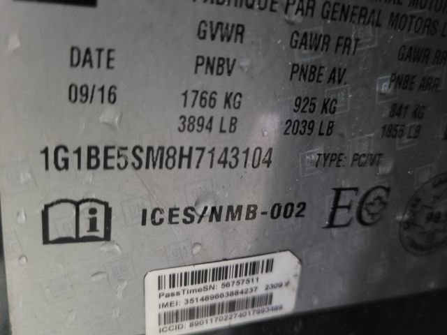 Used 2017 Chevrolet Cruze LT w/ LT True North Edition image 45