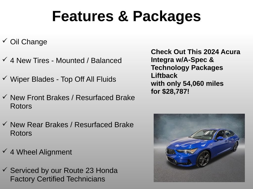 Used 2024 Acura Integra A-Spec w/ Technology Package FWD image 4