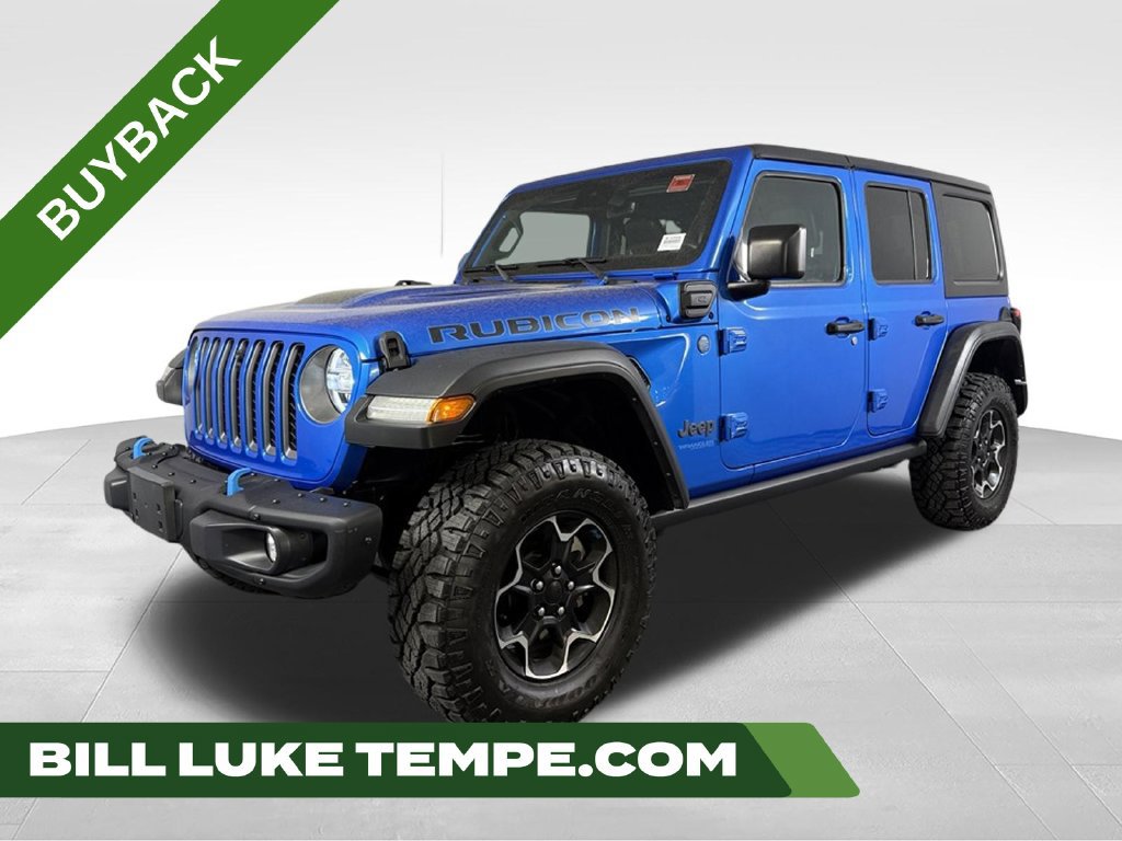 Used 2022 Jeep Wrangler Unlimited Rubicon 4xe w/ Steel Bumper Group AWD/4WD image 1