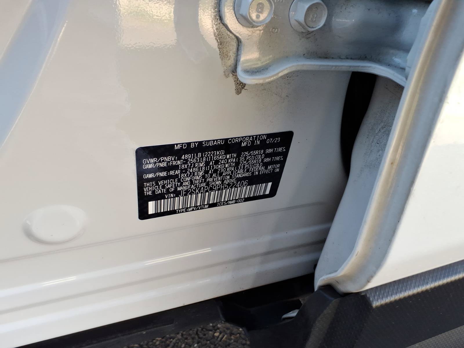 Certified 2023 Subaru Forester Limited AWD/4WD image 13