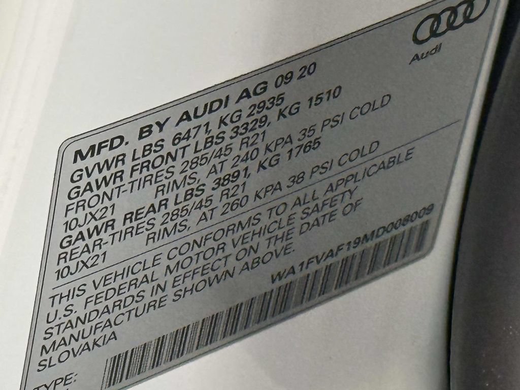 Used 2021 Audi Q8 Prestige AWD/4WD image 34