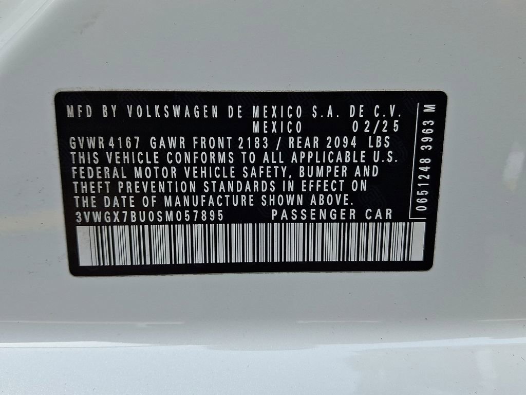 Certified 2025 Volkswagen Jetta SEL image 29