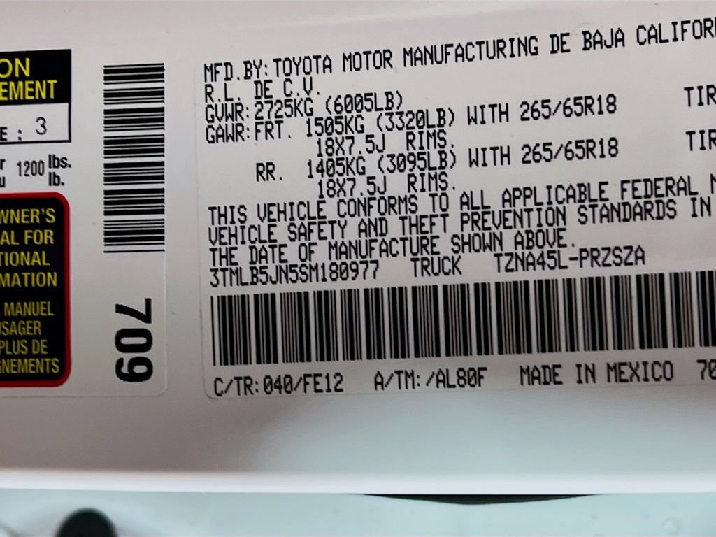 Certified 2025 Toyota Tacoma TRD Sport AWD/4WD image 27