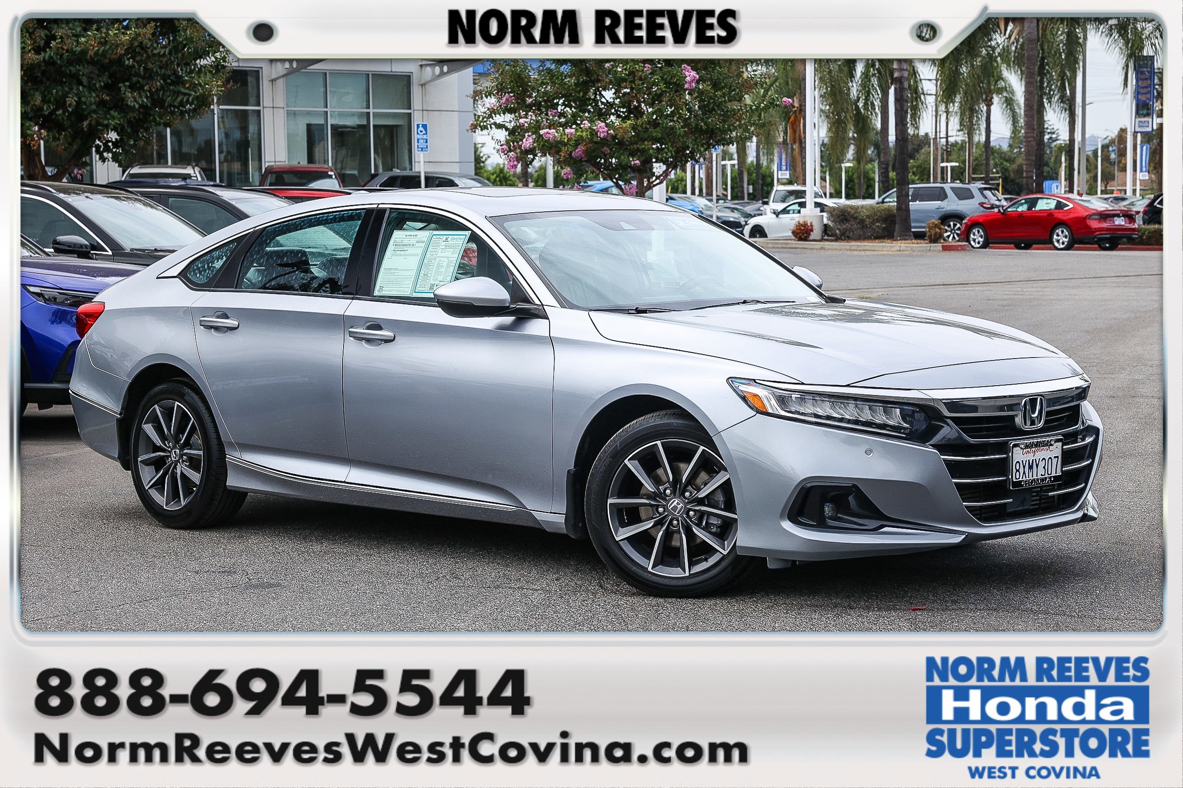 Certified 2022 Honda Accord EX-L