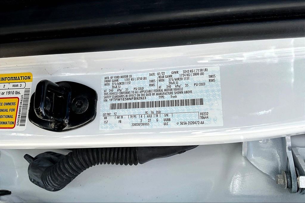 Used 2022 Ford F150 XLT w/ Equipment Group 302A High image 22