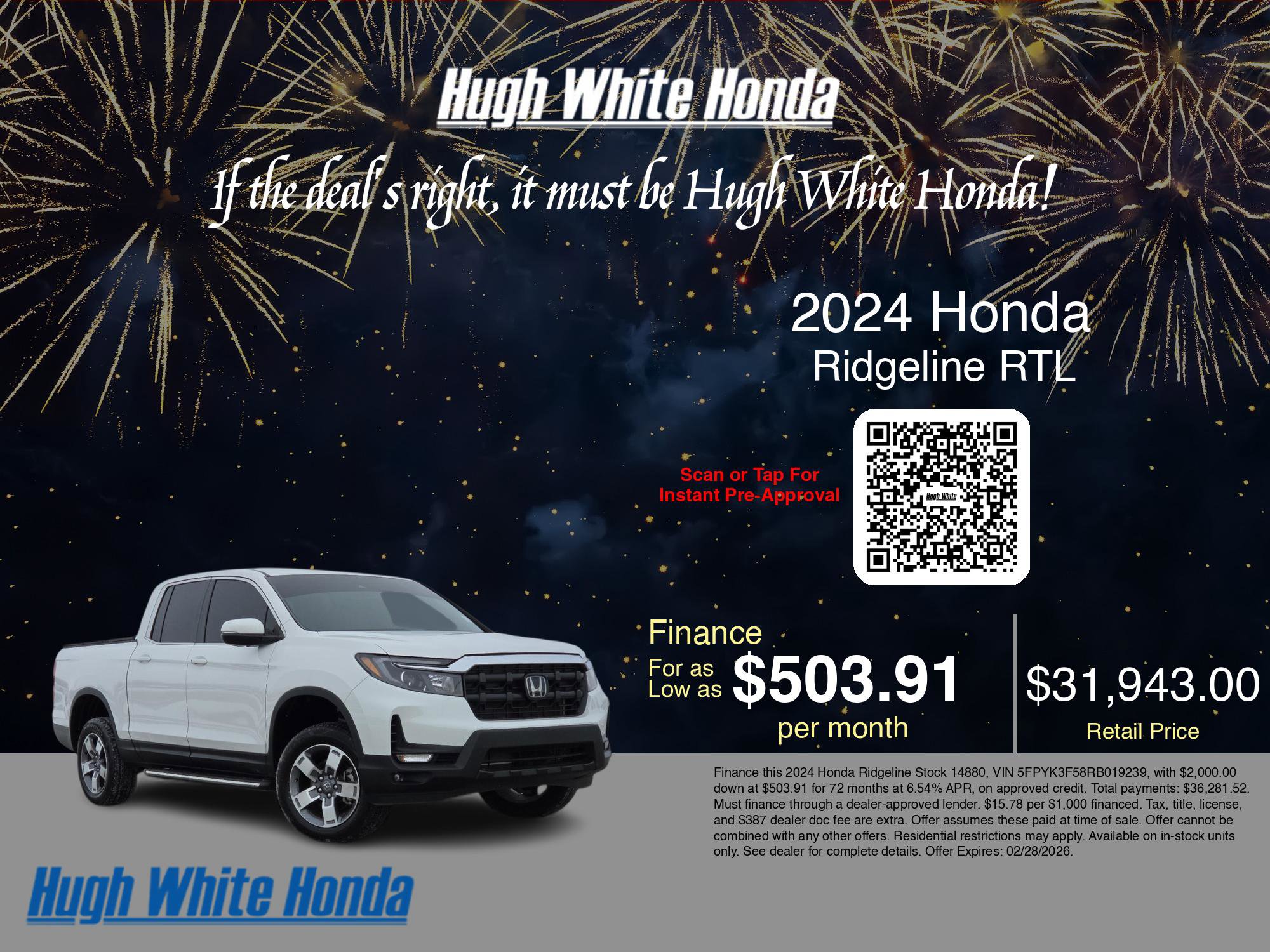 Used 2024 Honda Ridgeline RTL image 3