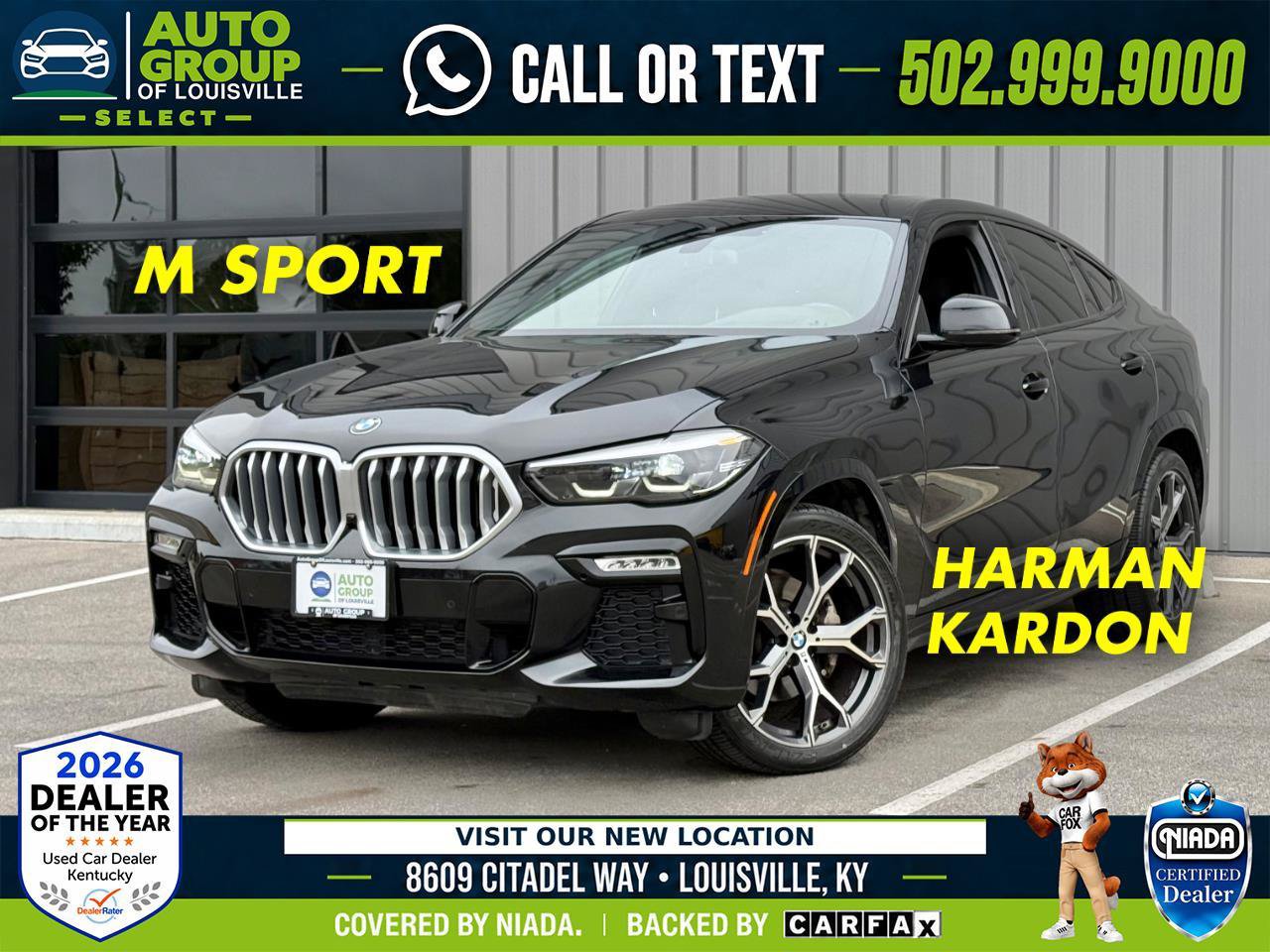 Used 2020 BMW X6 sDrive40i w/ M Sport Package