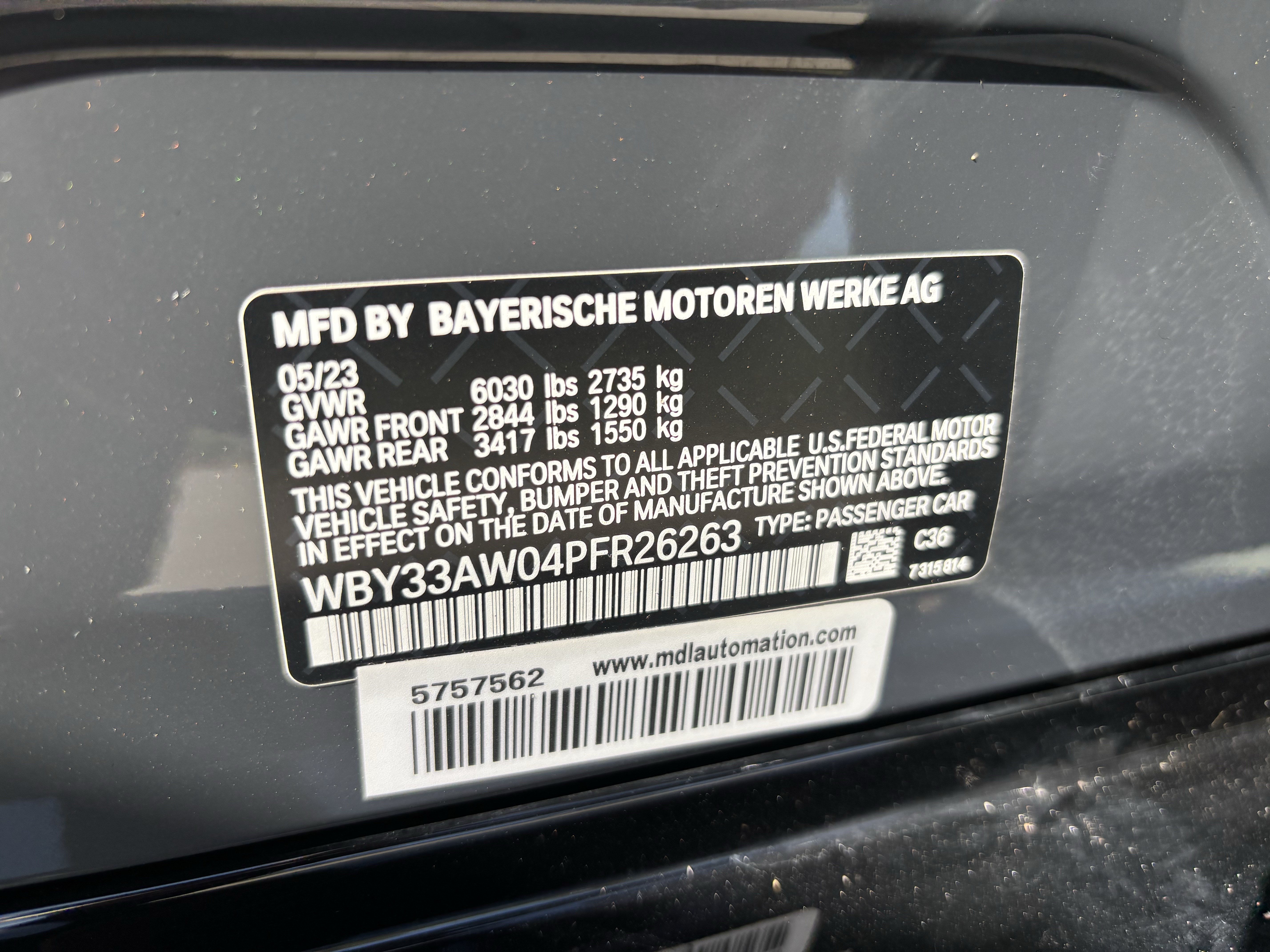 Certified 2023 BMW i4 M50 AWD/4WD image 37