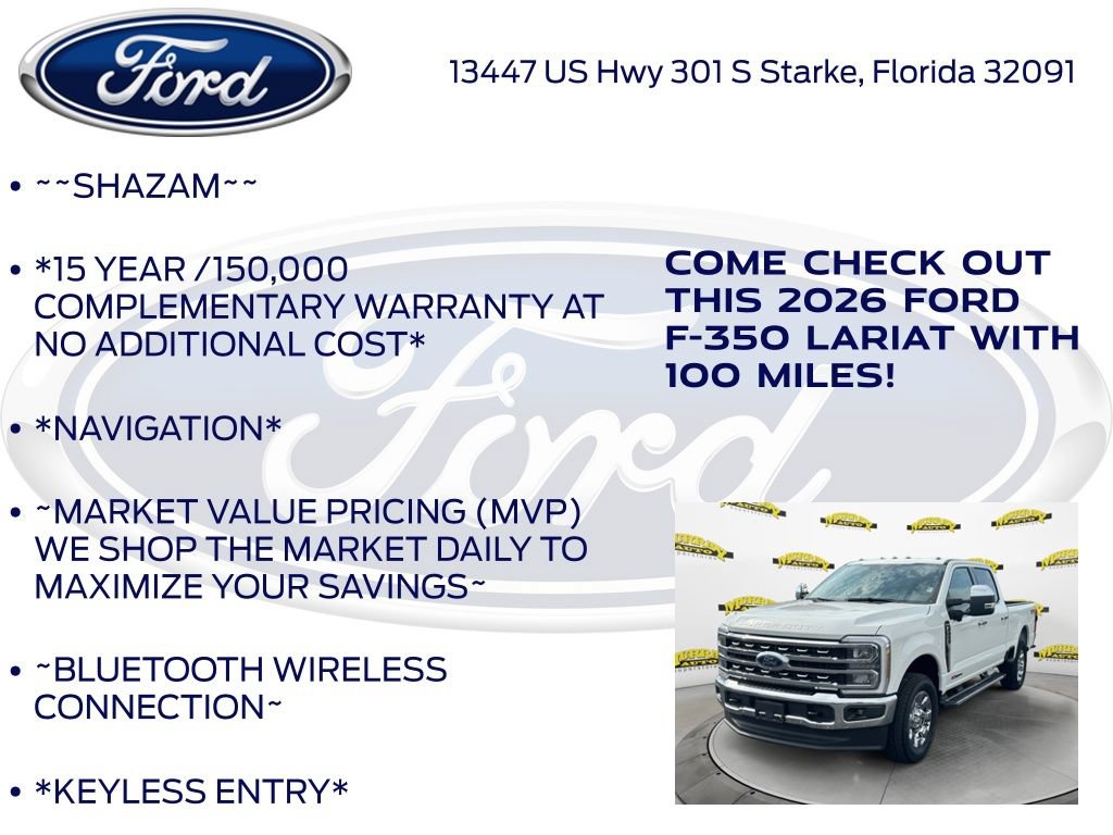 New 2026 Ford F350 Lariat w/ Lariat Premium Package AWD/4WD image 5