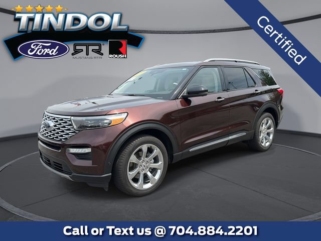 Certified 2020 Ford Explorer Platinum w/ Premium Technology Package AWD/4WD image 1